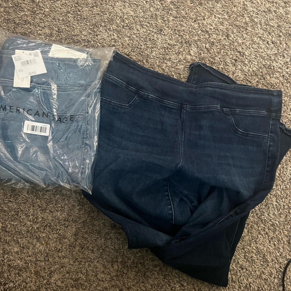 American Eagle Outfitters Women's Deep Indigo Boot Cut Jeans